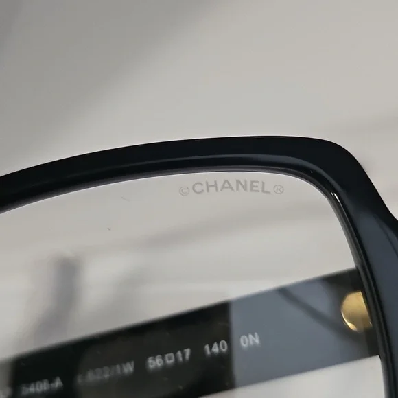 Chanel Black eyeglasses Frames RX optical CH5408a c622 High bridge Blue light - Picture 16 of 16